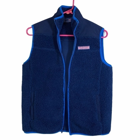 Vineyard Vines Boy’s Sherpa Fleece Lined Vest Large - Picture 12 of 12